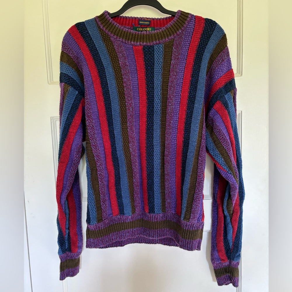 Vintage colours by Alexander Julian colorful sweater